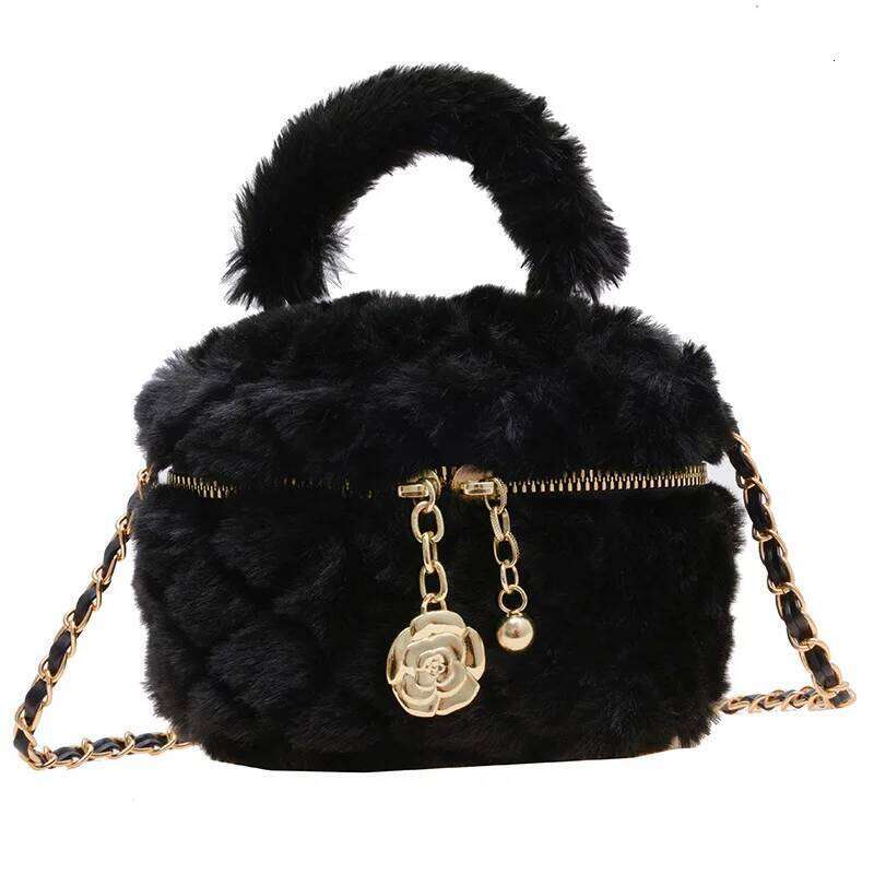 Children's Mini Shoulder Crossbody Bag Fashion Handbag with Mesh Chain New Autumn Winter Style XJ260131