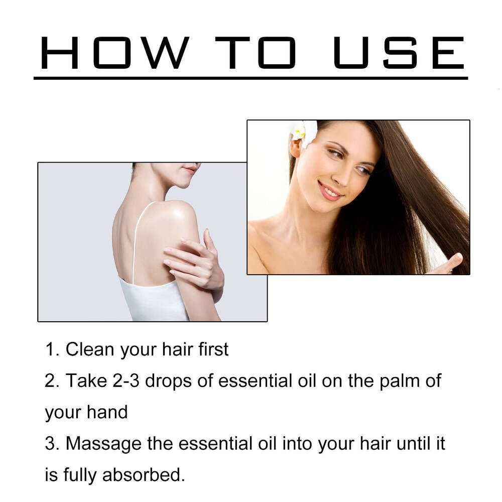 Hoegoa Oil Smooth Repair Split Ends Dry Frizzy Thick Strengthening Volumizing Hair S260131