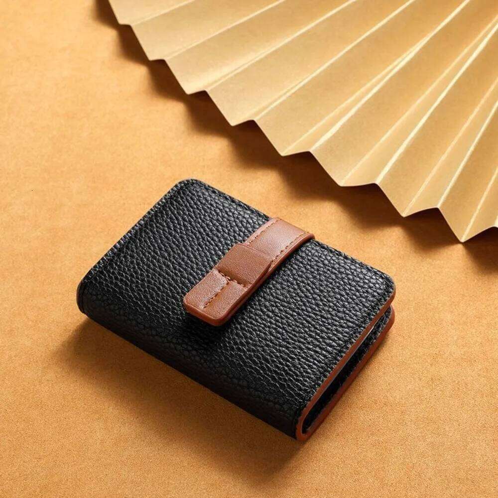 Portable Wallet Men Fashion Holder - Multi-card Slots and Large Capacity Design, Driver's License Card Holder,