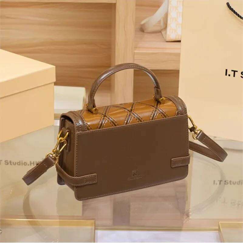 Women's Handbag 2024 New Spring/Summer Luxury Small Square Designer Single Shoulder Crossbody Bag