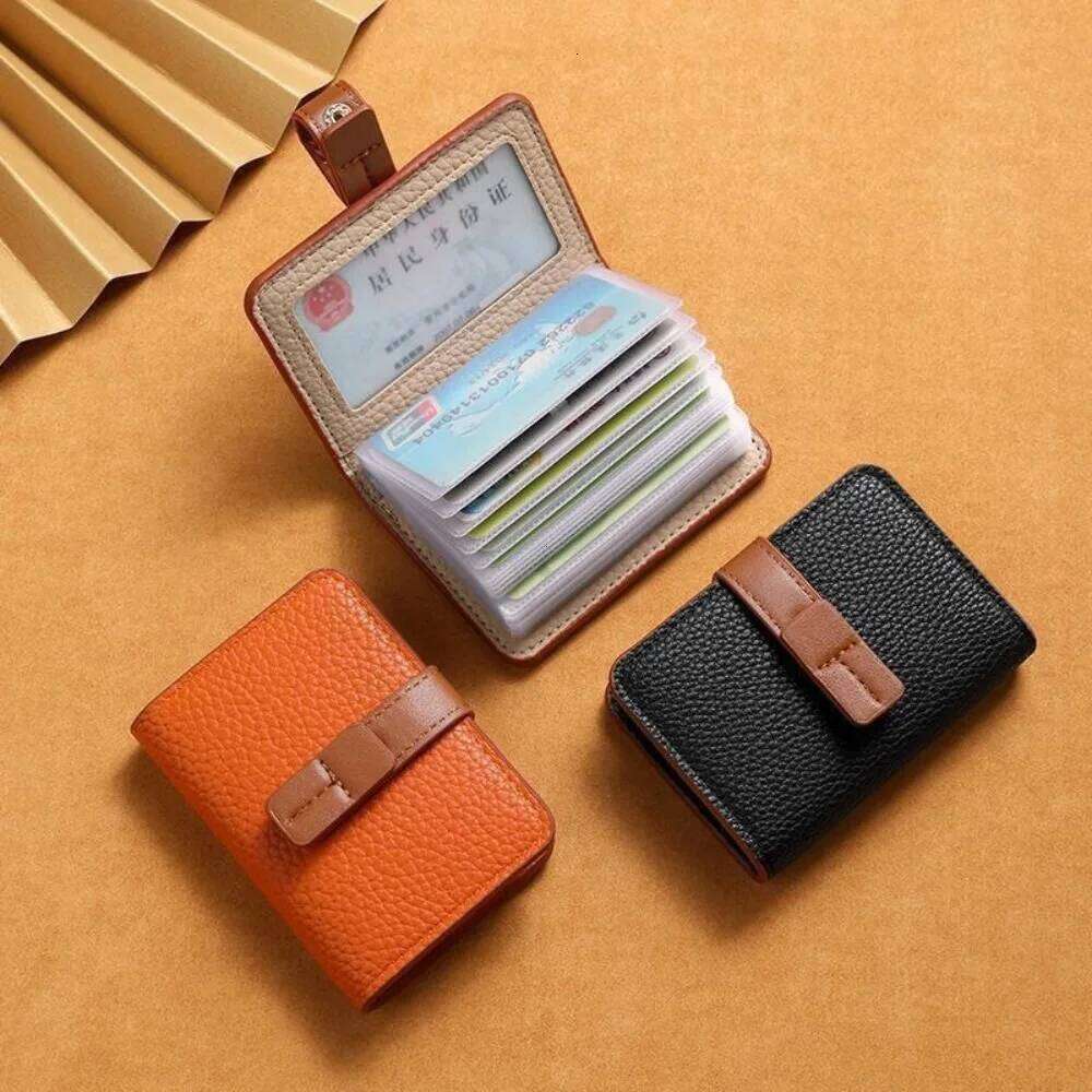 Portable Wallet Men Fashion Holder - Multi-card Slots and Large Capacity Design, Driver's License Card Holder,