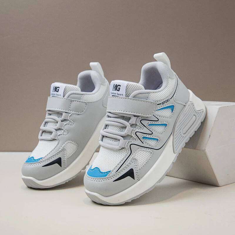 Baby Spring/autumn Breathable Thick Sole Soft/Simple Students Running Shoes KIds Fashionable One-length Light Sports Sneakers Y260128