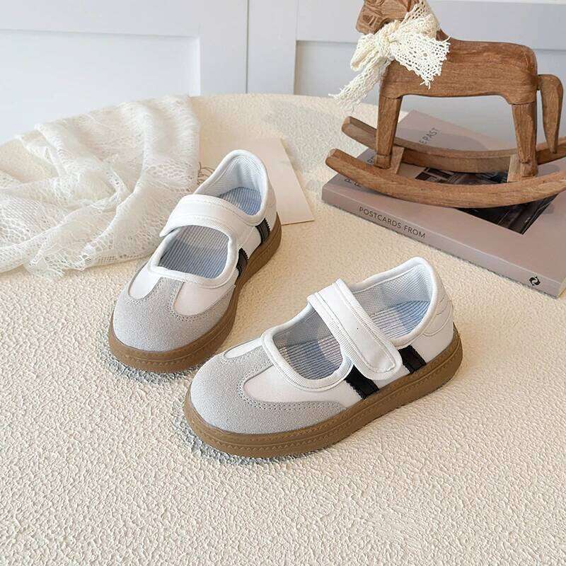 Children's Casual Sneakers Ages 3-18 Red Boys' and Girls' All-Season White Soft-Sole Anti-Slip Training Shoes for Kids Y260128