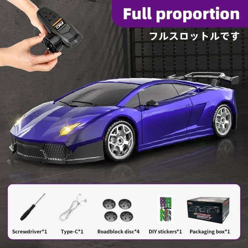 Haiboxing 2198 1/43 Scale RC Drift Car RTR 2.4G Remote Control 4WD High Speed Racing Model for Adults Y260131