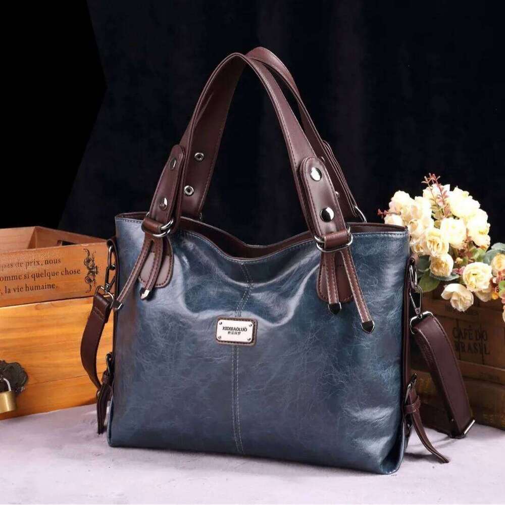 Women's soft leather large capacity women's tote business computer shoulder bag