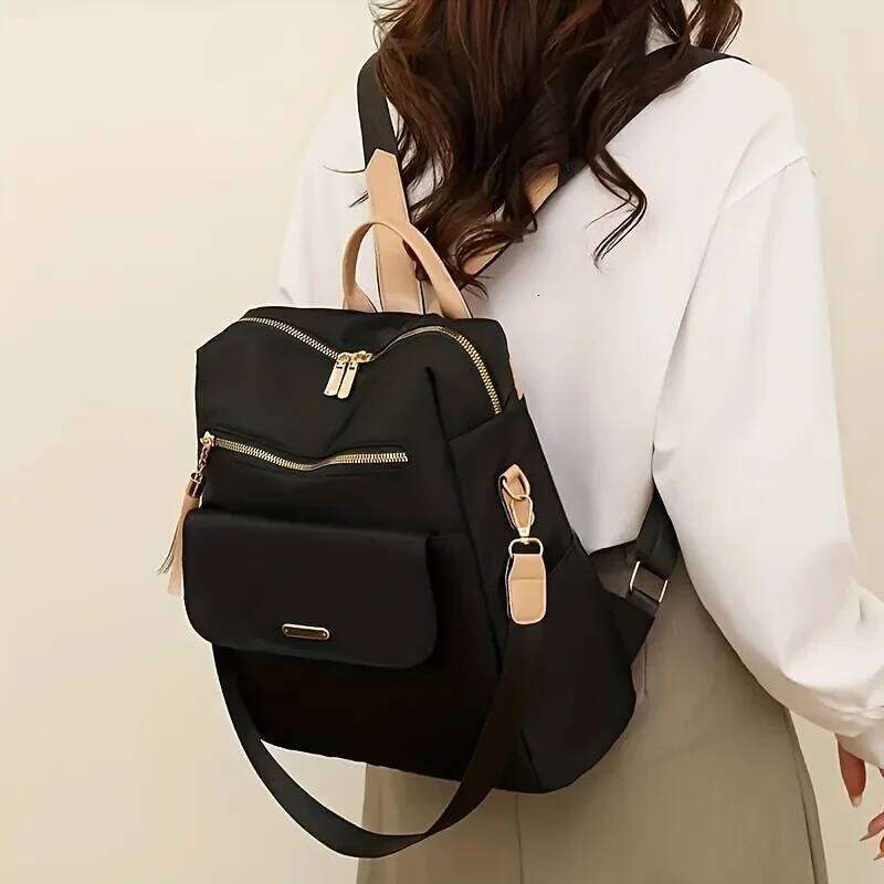 Fashion Simple Convertible Travel Backpack Women's Casual Shoulder Bag