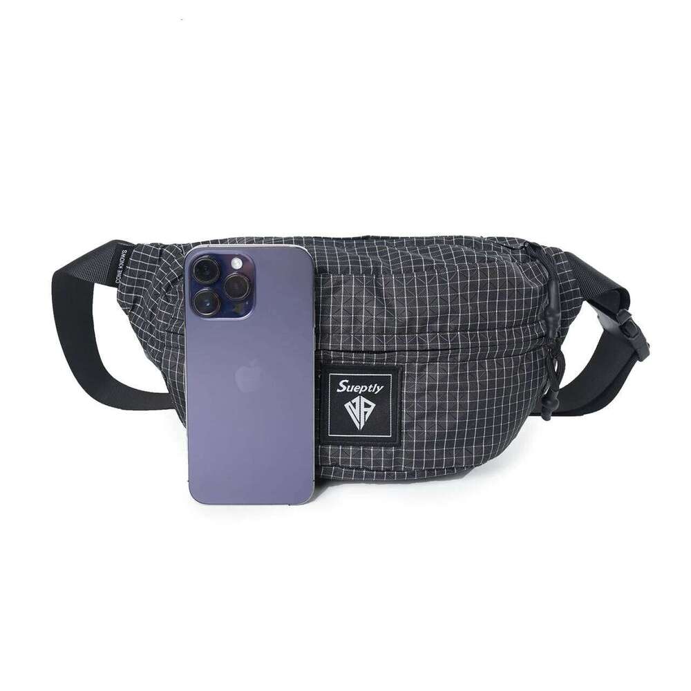 2025 New Model Outdoor Export Crossbody Fashionable Trendy Checkered Couple Shoulder Small Waist Bag - Autumn Should
