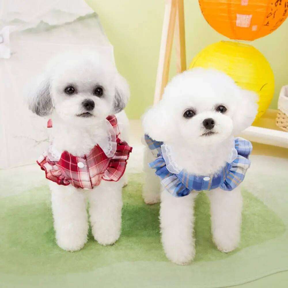 Fashion Cute Pet JK Skirt Breathable Soft Cat Princess Dress Thin Design Comfortable Dog Clothes Spring H260129
