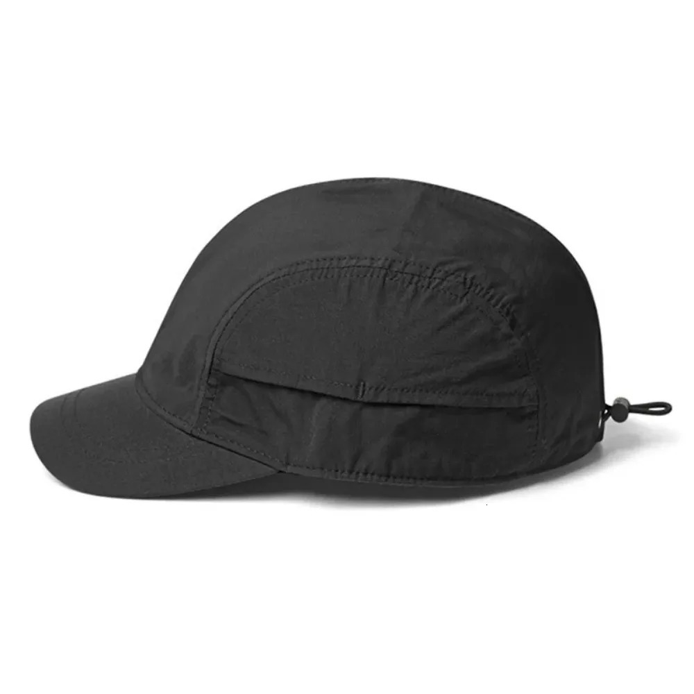 Thin Summer Outdoor Sunscreen Quickdrying Baseball Cap Mens Short Solid Color Light Board 260120