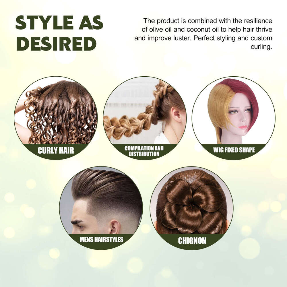 Jaysuing Fluffy Hair Anti-Frizz Curl Moisturizing Care Foam Styling Mousse S260131