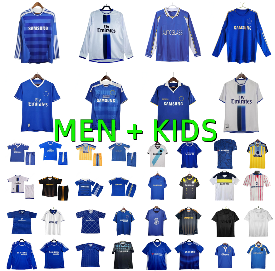 2011 2012 Lampard Torres Drogba HAZARD Retro CFC Soccer Jerseys 94 96 97 98 99 03 05 06 07 08 09 11 12 13 14 15 16 17 19 20 21 GULLIT Oscar Terry COLE ZOLA Vialli Football Shirt