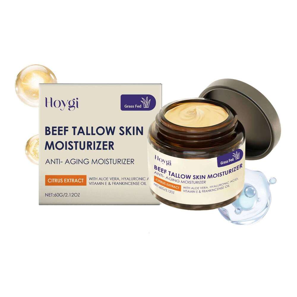 Hoygi Beef Fat Gentle Care for Skin Natural Elasticity Delicate Pores Moisturizing Beauty Cream S260131