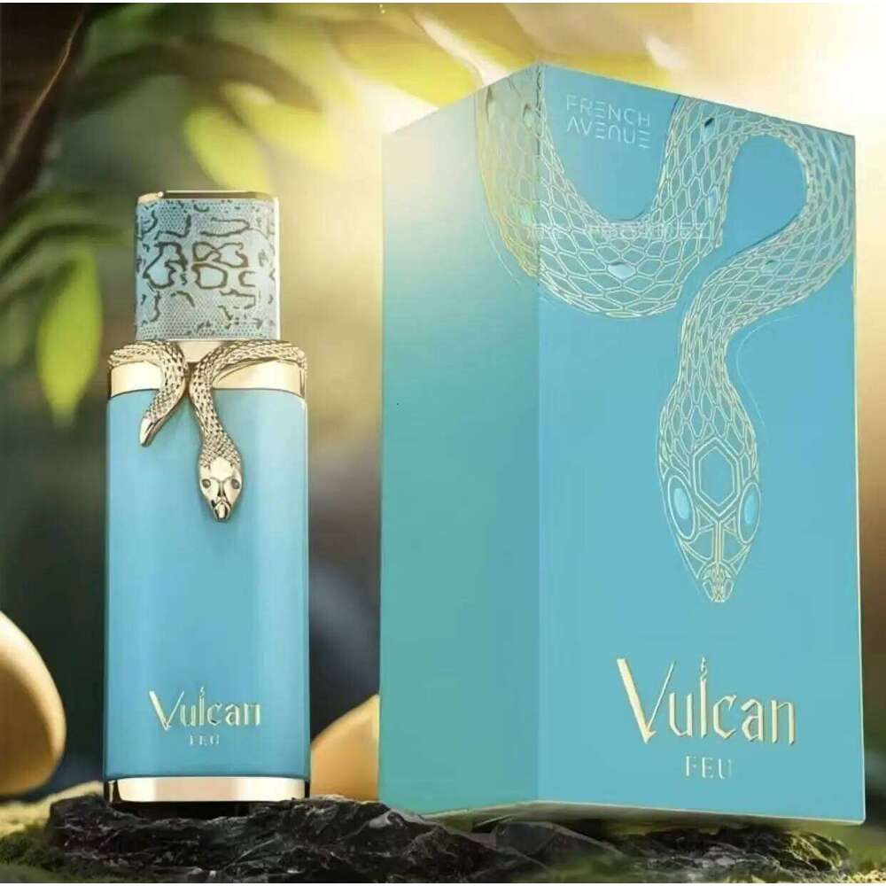 New Vulcan Feu French Avenue Fragrance World 3.4 oz men's perfume spray, lasting and charming floral fragrance - alcohol, no H260130