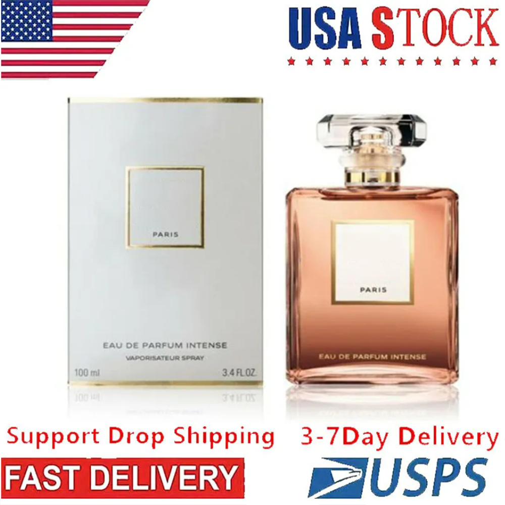 3-7 Days US Warehouse Hot Sale Perfume Unisex Women Men 100ml Brand Perfumes Spray Premium Lasting Fragrance Cologne