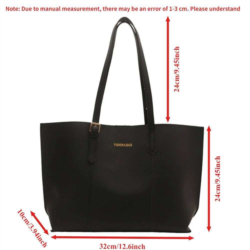 Women's Bag Large Capacity Soft Leather Tote Bags Casual Versatile Single Shoulder Handbag Mommy Handbags 2025 Autumn and Winter
