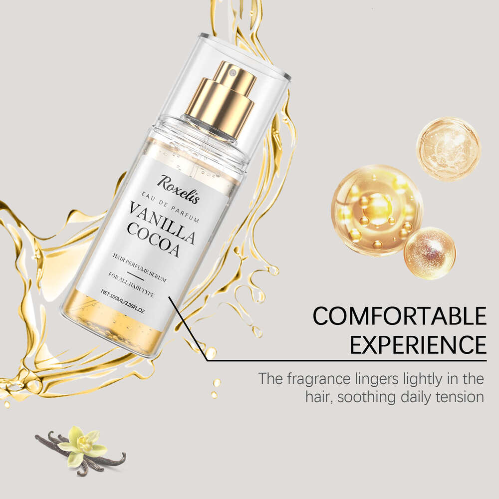 Roxelis Vanilla Cocoa Perfume Body Fragrance Spray Freshens Hair with a Delicate Scent S260131