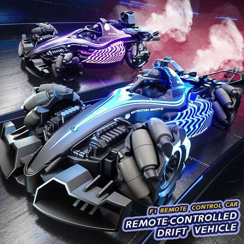 New RC Stunt Car with Spray LED Lights, Dual Remote Gesture Sensing Watch, Drift High Speed, Hot Toy for Kids & Hobbyists Y260131