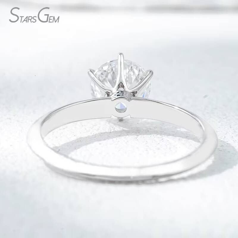 Hot Sale IGI Certified Cvd HPHT VS 1CT Lab Grown Created Diamond 18k Solid Gold Rings Engagement Ring Jewelry for Women