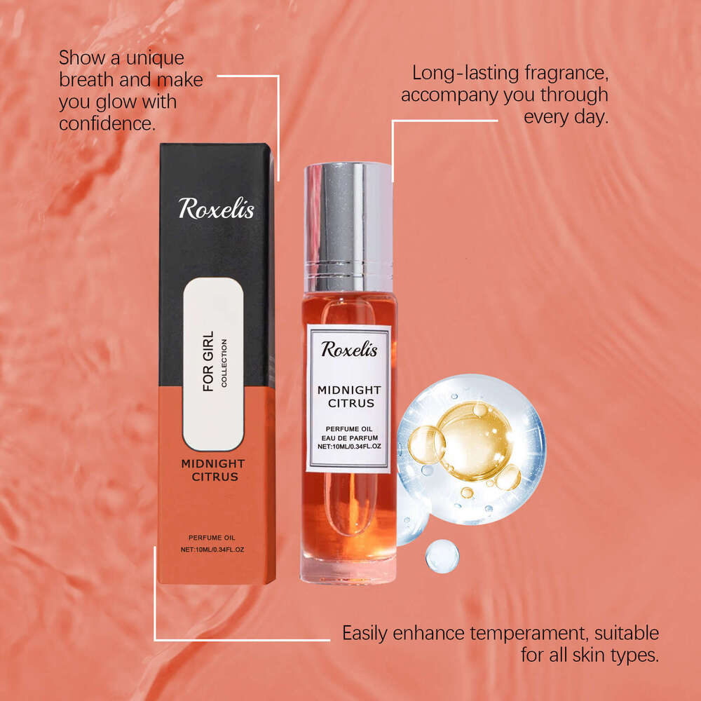 Roxelis Charming Orange Blossom Roll-On Fresh Light Fragrance Daily Casual Fruity Scent Long-Lasting Unisex Versatile Perfume S260131