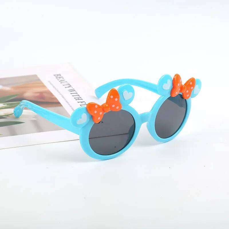 2025 Children's Fashionable Boys And Girls Baby UV Cute Cartoon Sun Protection Sunglasses H260130