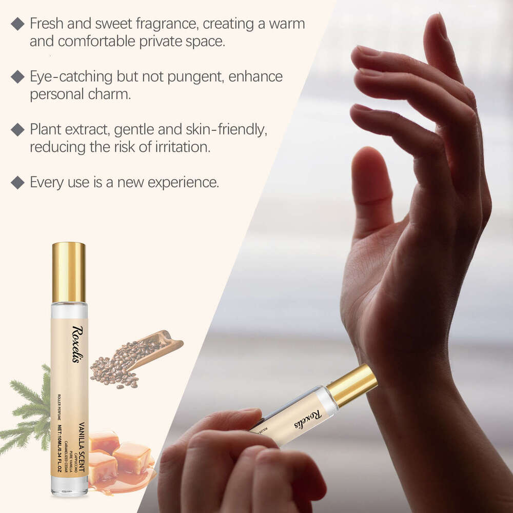 Roxelis Charming Light Fragrance Fresh Cappuccino Charm Long-Lasting Convenient Perfume Roll-On S260131