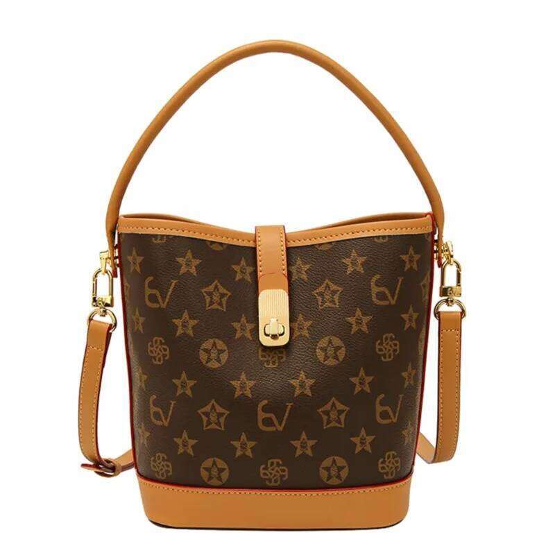 Light luxury brand women's bucket 2024 new high-end feeling autumn and winter fashion designer handbag crossbody bag