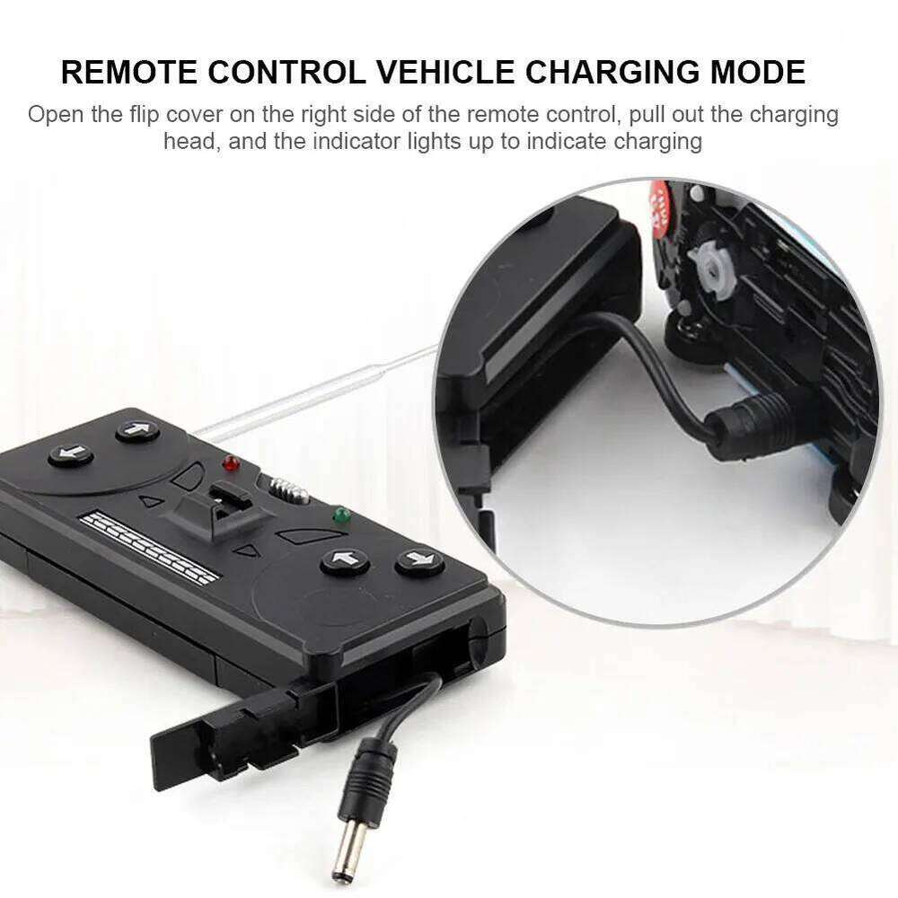 Coke Can Remote Control Vehicle Battery Operated Mini LED Lights RC Racing Drift Car with Roadblocks for Kids Boys Y260131