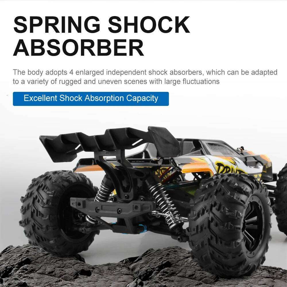 1:16 70km/h Super Brushless 50km/h Brushed RC Car 4x4 Off Road Remote Control High Speed Drift Racing Truck Toy Kids Adults Y260131