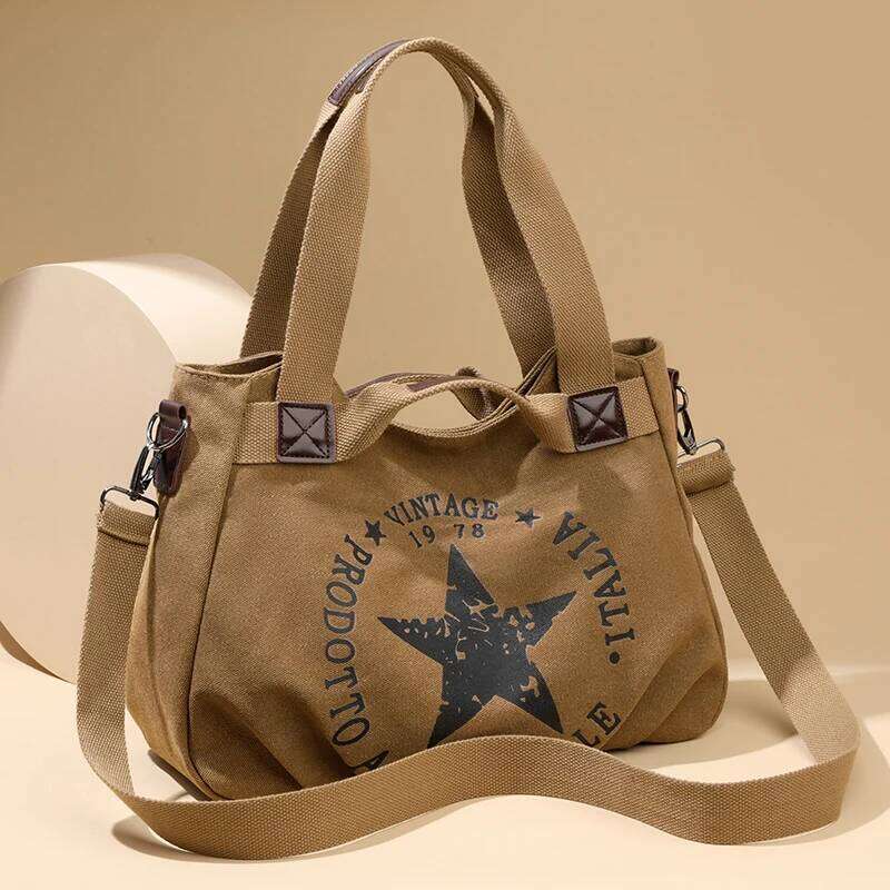 Women's casual style printed large-capacity shoulder bag