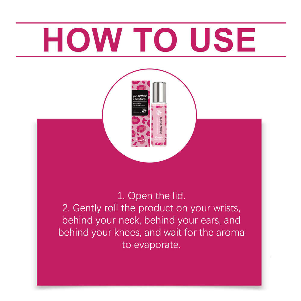 Roxelis Women's Niche Fresh Unique Fragrance Confidence Charm Elegance Temperament Enhancing Roll-On Perfume S260131