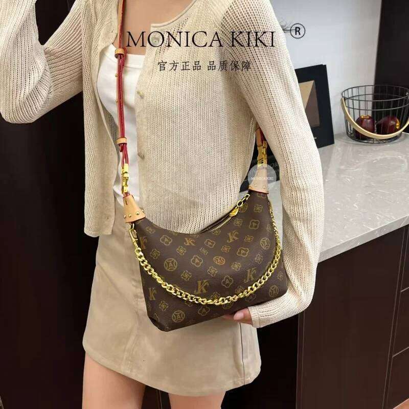 Women's Personalized Handbag Fashionable Vintage Printed Shoulder Versatile Crossbody Bag