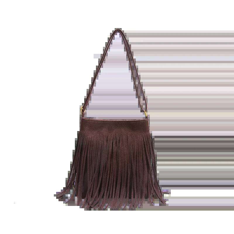 Oxford Zipper Large Capacity Crossbody Tassel Ethnic Female 2025 High Quality Solid Color Versatile Shoulder Bags XJ260131