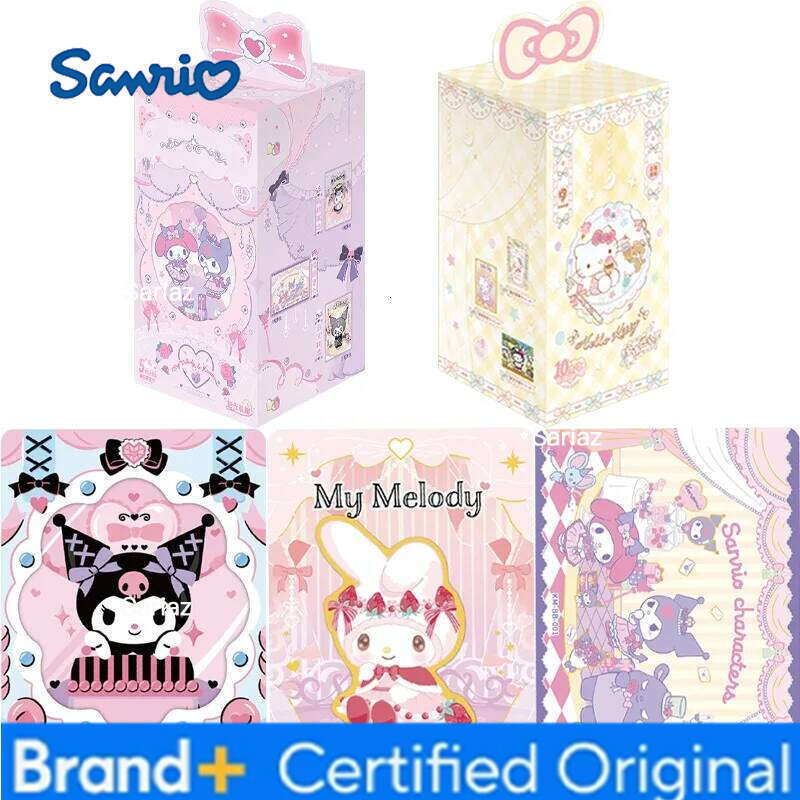 Sanrio Genuine Family Card Light Gathering Gift Polaroid Series Kuromi&My Melody Exclusive For Two Anime Collection Cards Toys H260130