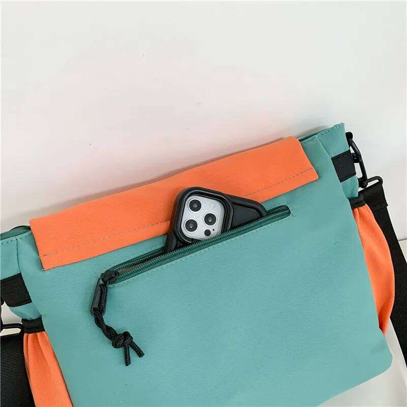 Fresh multi-color shoulder bag for women, Korean version, original street style, versatile and simple casual workwear
