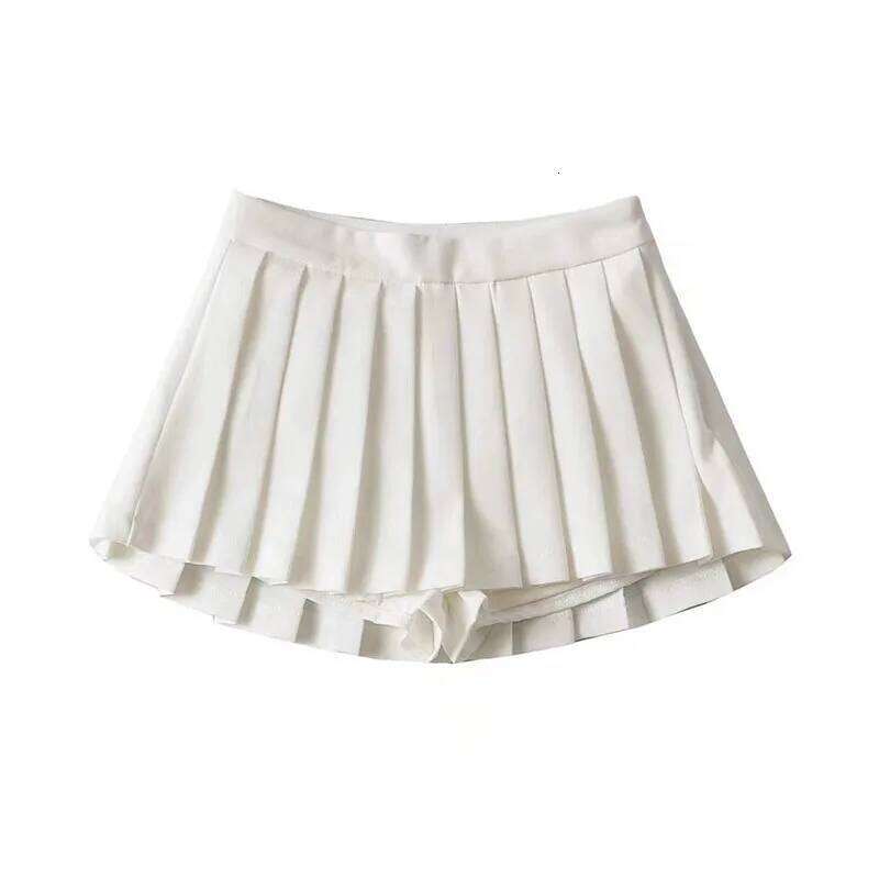 Sexy Pleated Women Korean High Waist Mini Skirts JK Preppy Summer Fashion White Black Gyaru Tennis Extreme Skirt XJ260131
