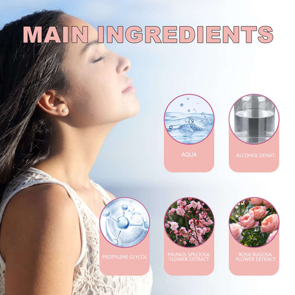 Roxelis Women's Pheromone Fresh and Elegant Floral Scent Long-lasting Fragrance Behind the Ear Charming Niche Date Perfume S260131