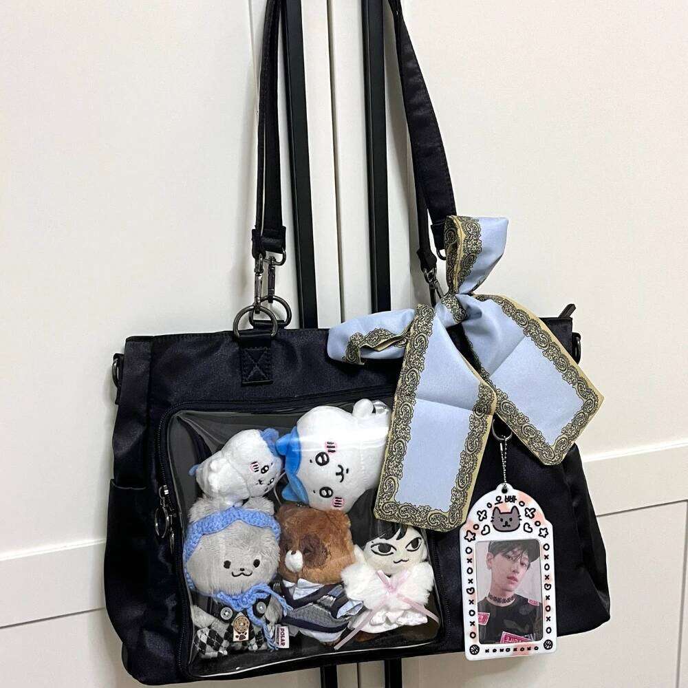 Crossbody School Book Large Capaci Transparent Mengers Simple College Sle Women's Shoulder Bag Handbags for Women 2025