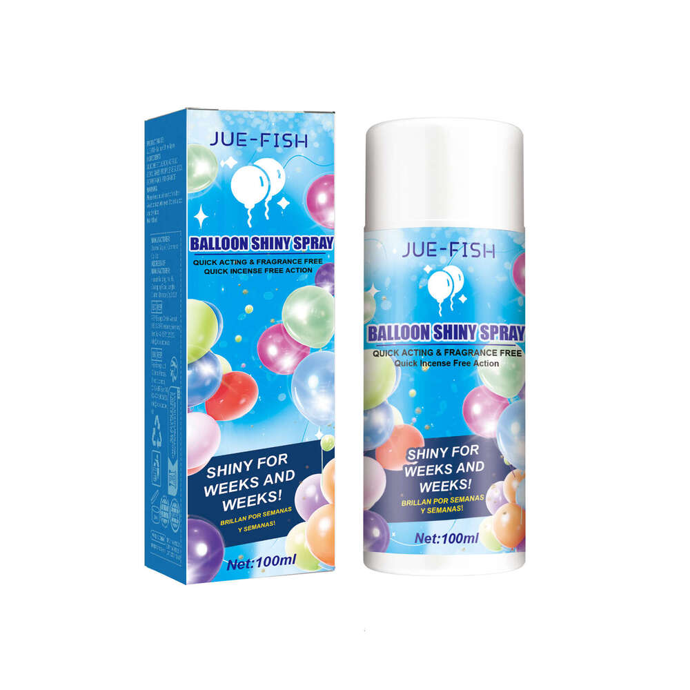Jue-Fish Aerosol Balloon Surface Texture Gloss Long-lasting Non-oxidizing Non-fading Spray S260131