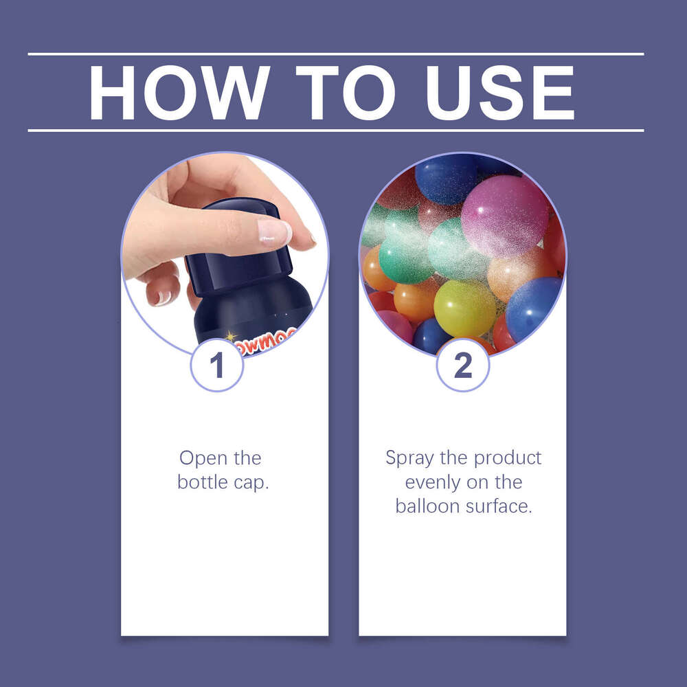 Dowmoo Enhances Party Atmosphere Balloon Long-lasting Glossy Surface Texture Gloss Enhancer S260131