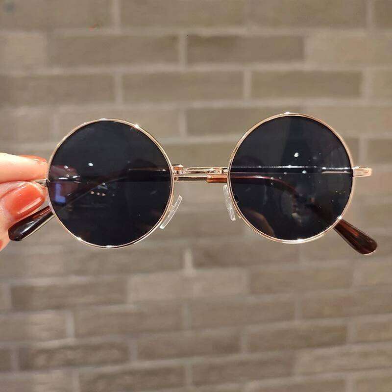 2023 Cool Kids Driving Goggles Summer Small Round Sunglasses Vintage Children Sun Boys Girls Baby UV400 Glasses H260130