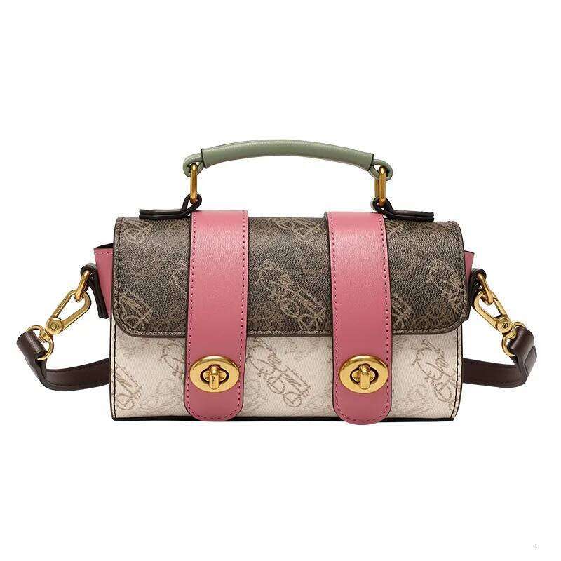 Light luxury brand women's small cylindrical bag 2025 autumn and winter new design designer high-end handbag crossbody