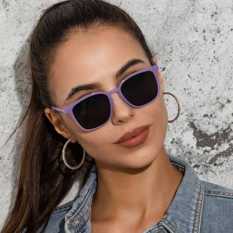 Vintage Square Polarized Men Women Brand Designer Retro Driving Sunglasses UV400 H260130