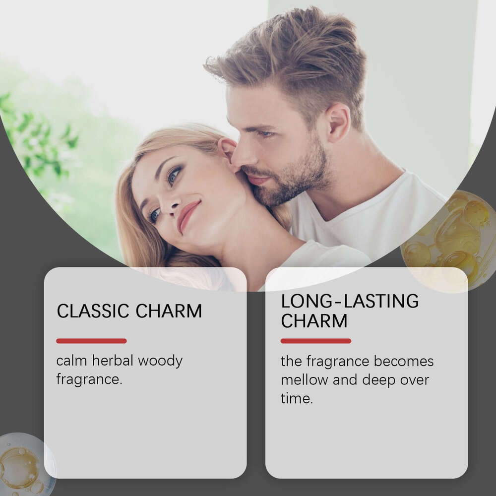 Roxelis Sandalwood Cologne Romantic Release Charm Couple Niche Atmosphere Perfume Fresh Long-lasting Fragrance Portable Pack S260131