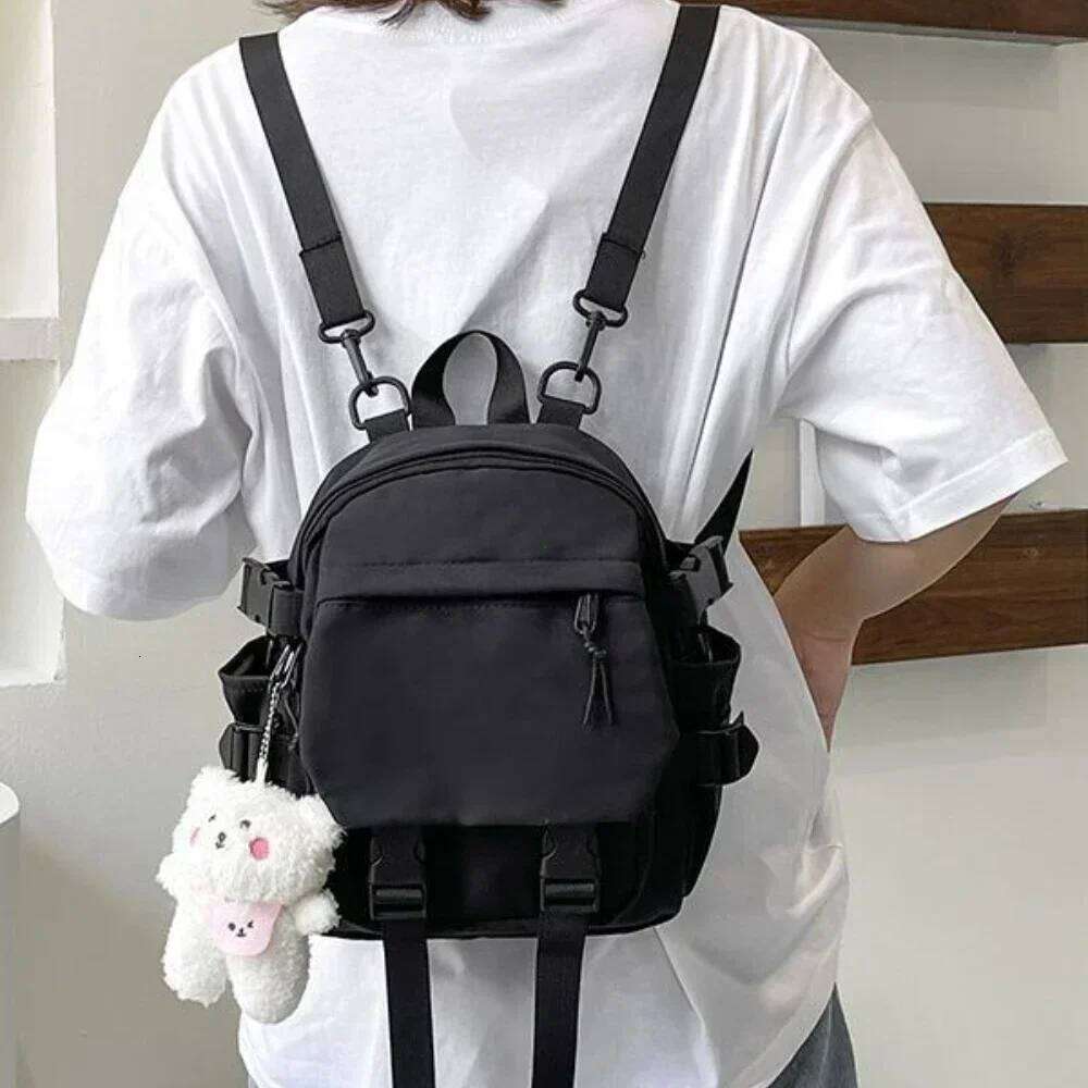 Fashion Kawaii Mini Backpack Women Shoulder Bag for Teenage Girls Multi-Function Small Bagpack Ladies Travle School Backpacks