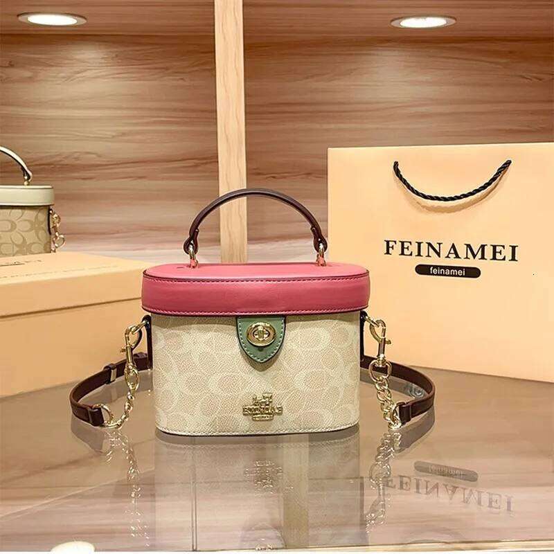 Women's handbag 2025 new light luxury bucket bag, high-end designer fashion shoulder crossbody bag