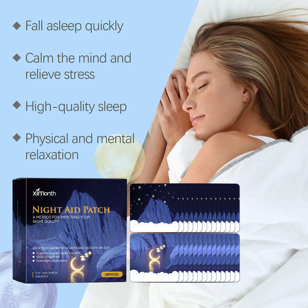 XIMONTH Herbal Fresh Scent Relieves Body Fatigue Easy to Fall Asleep Sleep Care Patch S260131