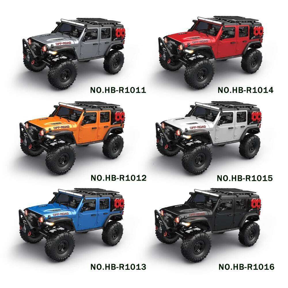 1/10 RC Car HB RTR R1011 Remote Control Vehicle 2.4G Full Proportional Rock Crawler LED Light 4WD Off-Road Climbing Truck Toys Y260131