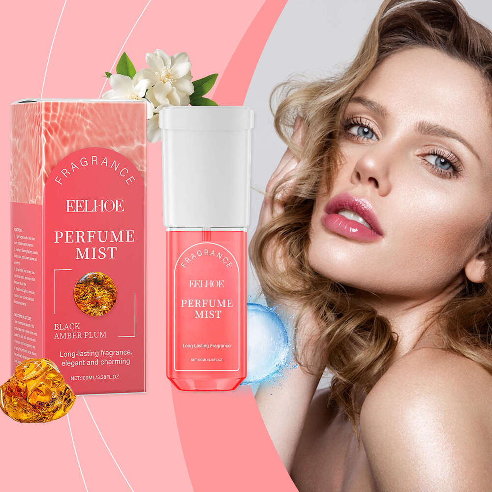 EELHOE Amber Plum Body Perfume Spray Lightweight Gentle Scent Natural Fresh Not Greasy Elegant Fragrance S260131