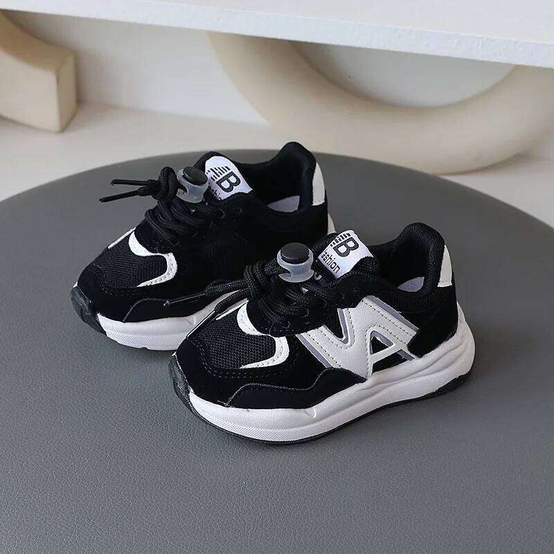 Size 21-30 Kids Sneakers Fashion Boys Mesh Breathable Casual Girls Outdoor Walking Children Non-slip Running Sports Shoes Y260128