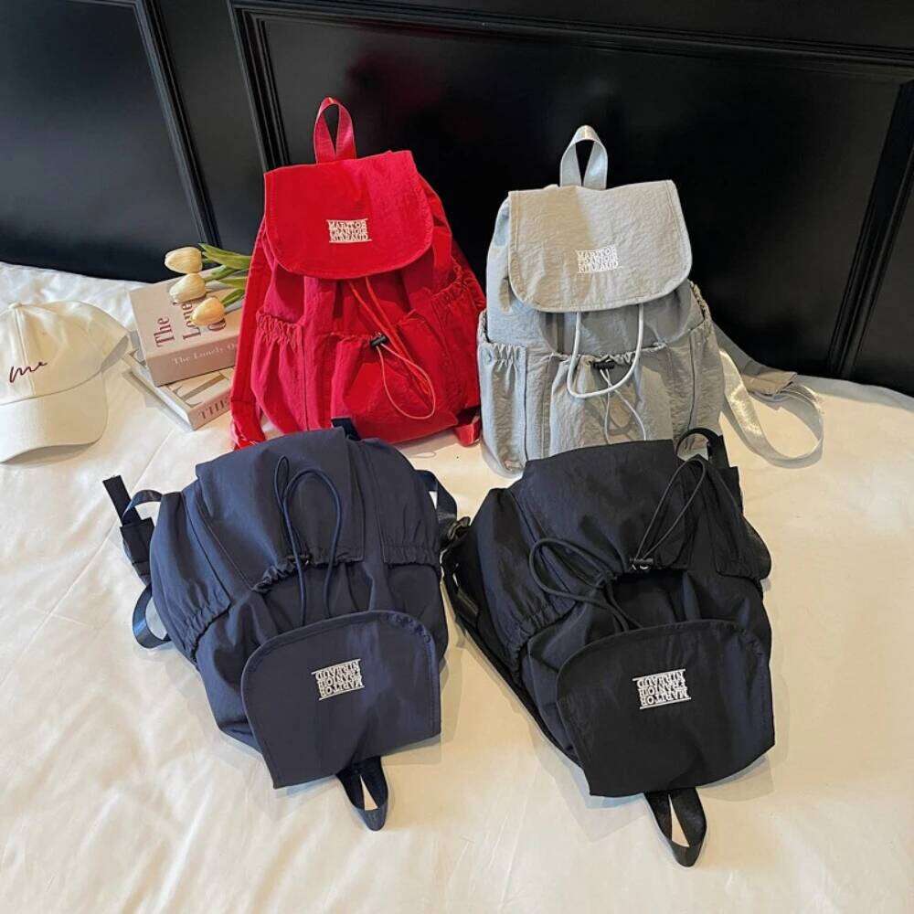 Casual Large Capaci Student Women's 2025 New Sle Outdoor Faion Commuting Bag Lightweight Simple Design Multifu Backpack